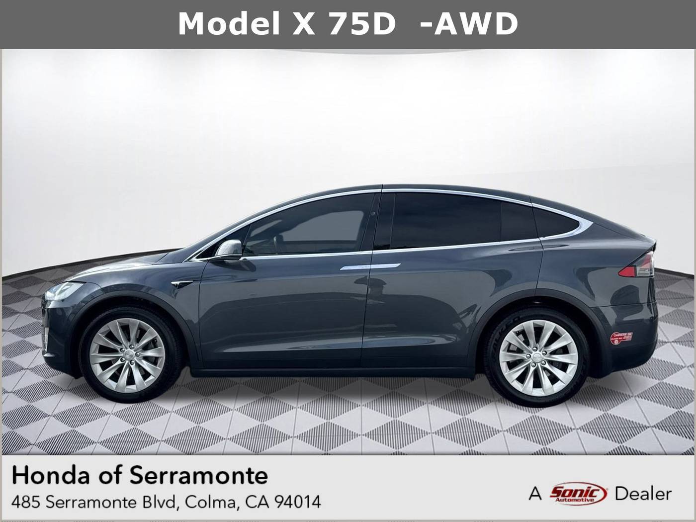 2017 Tesla Model X 75D — SUV — 53,986 mi — Colma, CA