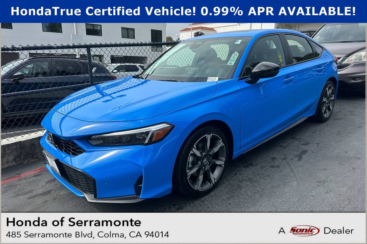 2025 Honda Civic Hybrid Sport Touring — Hatchback — 1,907 mi — Colma, CA