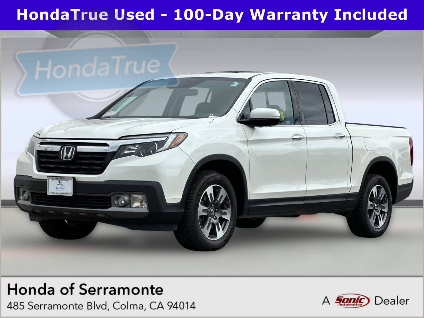 2018 Honda Ridgeline RTL-E — Pickup Truck — 49,236 mi — Colma, CA