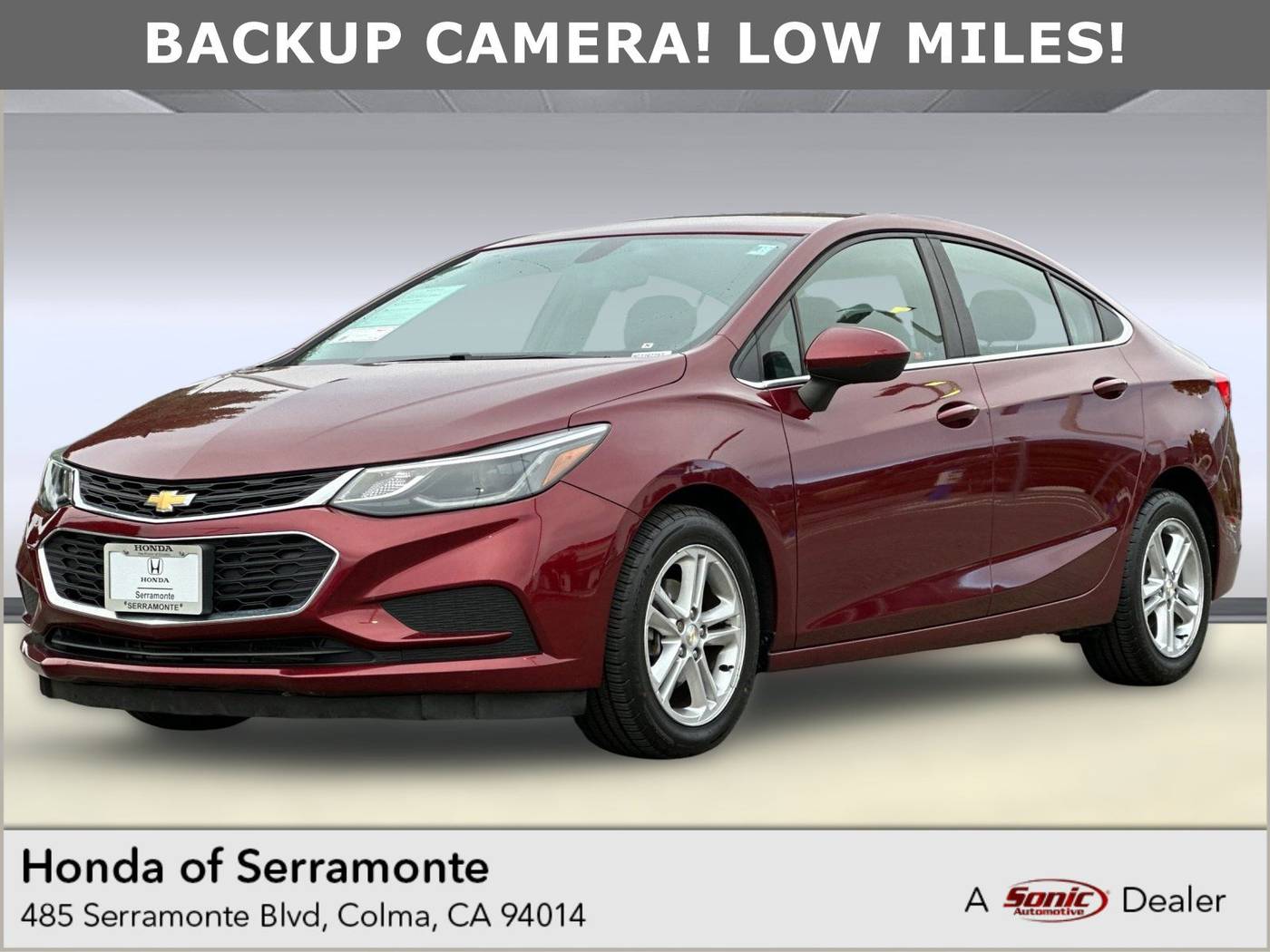 2016 Chevrolet Cruze LT — Sedan — 53,377 mi — Colma, CA