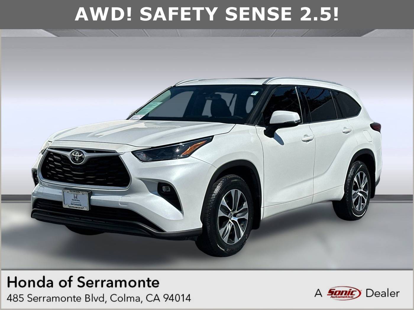 2022 Toyota Highlander XLE — SUV — 37,317 mi — Colma, CA