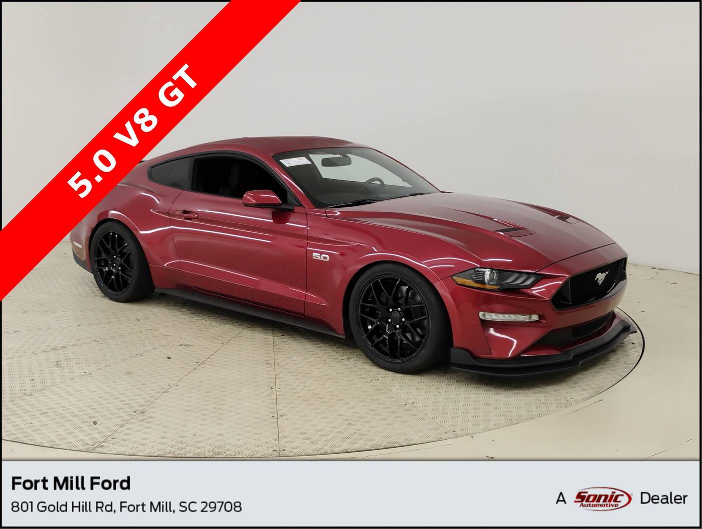 2019 Ford Mustang GT — Coupe — 50,704 mi — Fort Mill, SC