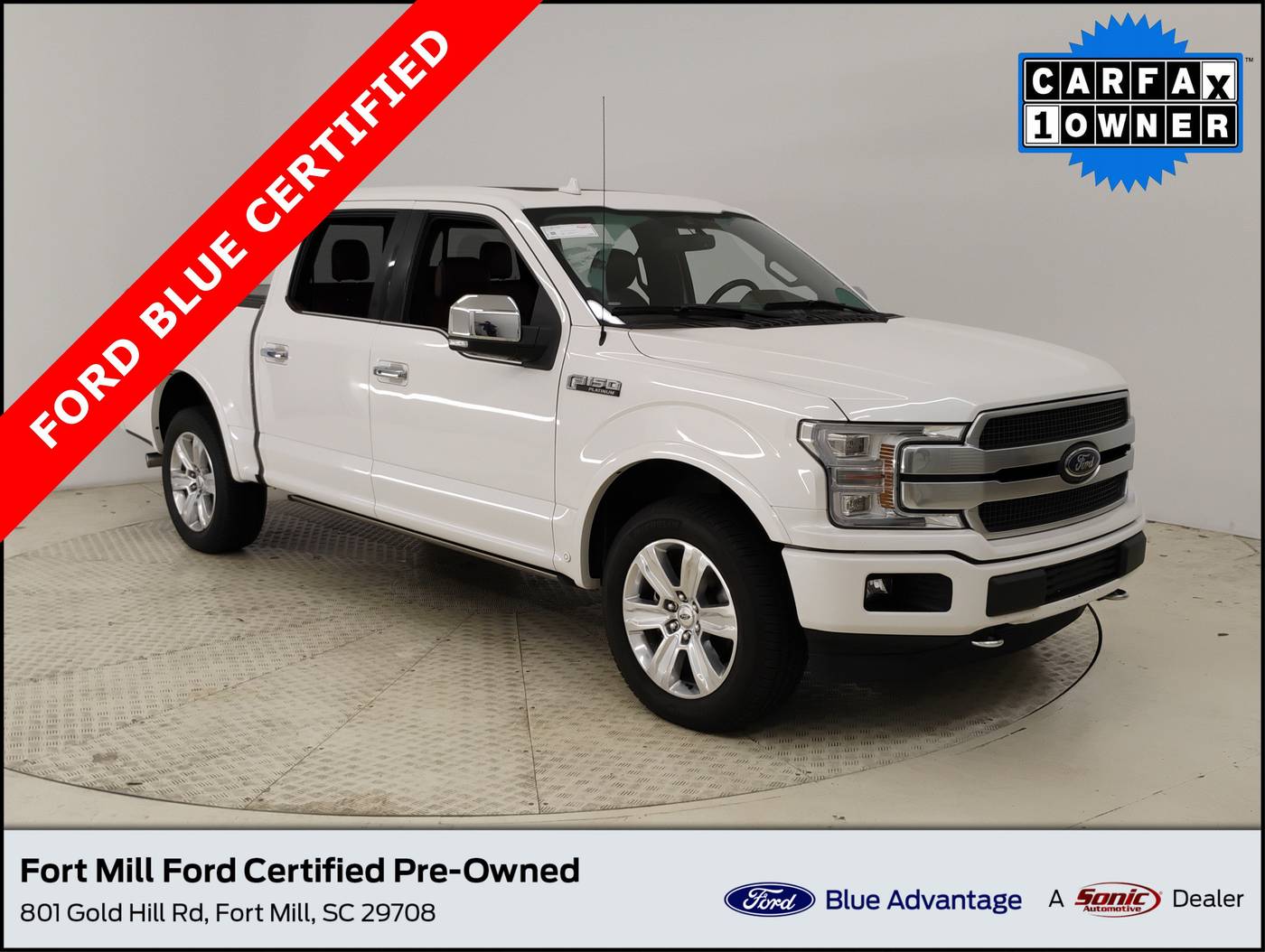 2018 Ford F-150 Platinum — Pickup Truck — 99,202 mi — Fort Mill, SC