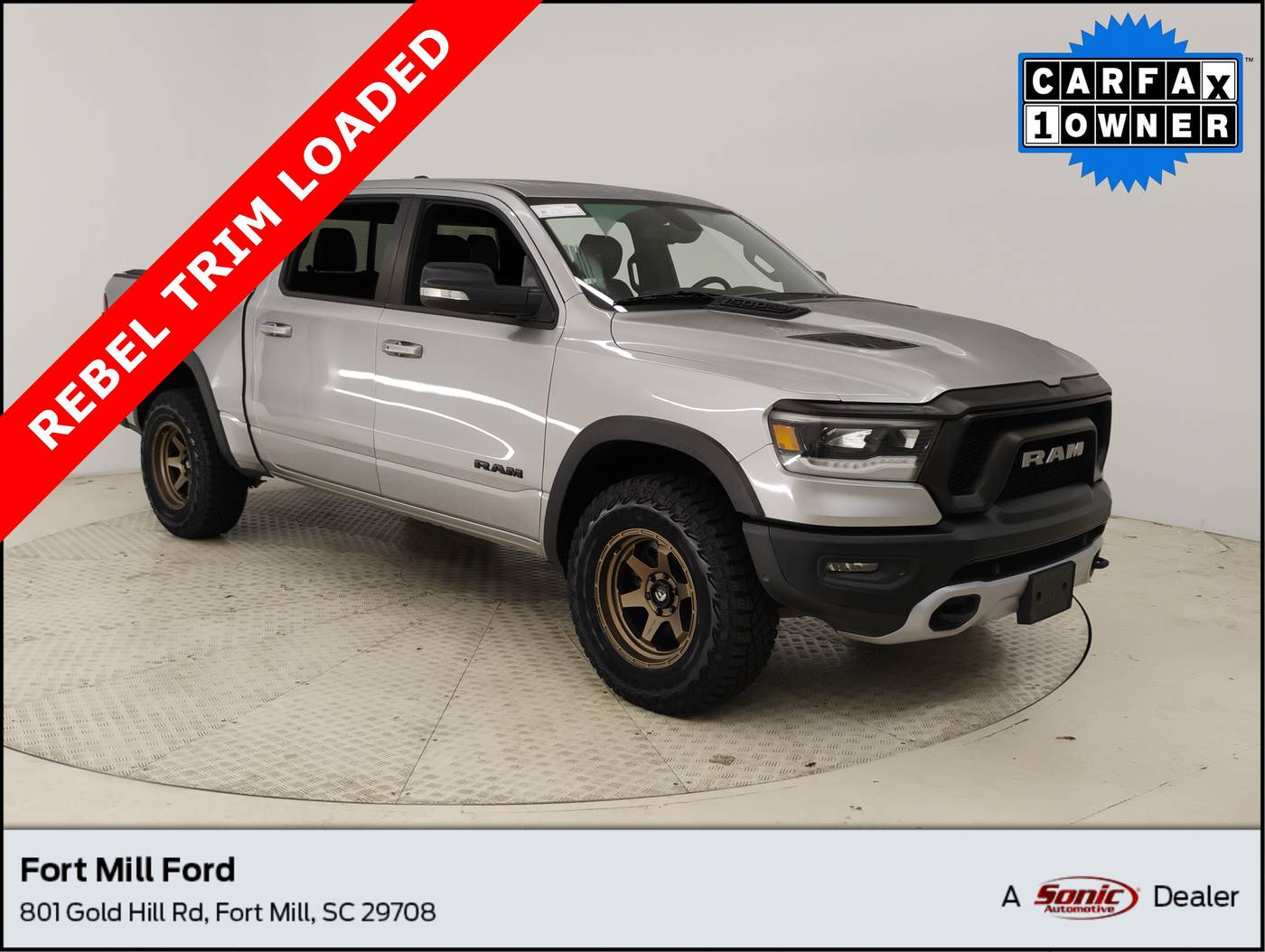 2019 Ram 1500 Rebel — Pickup Truck — 97,435 mi — Fort Mill, SC