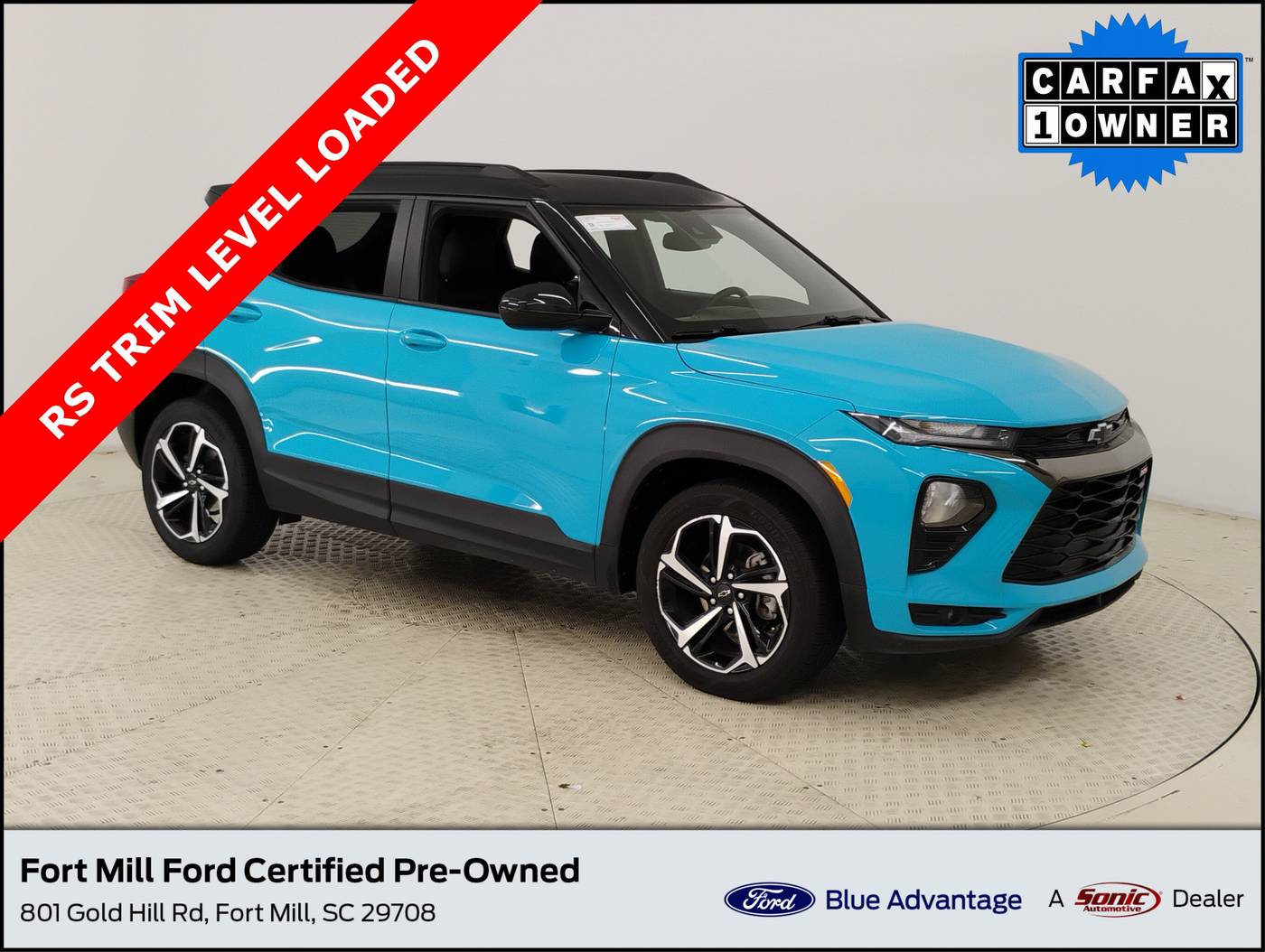 2021 Chevrolet Trailblazer RS — SUV — 52,839 mi — Fort Mill, SC