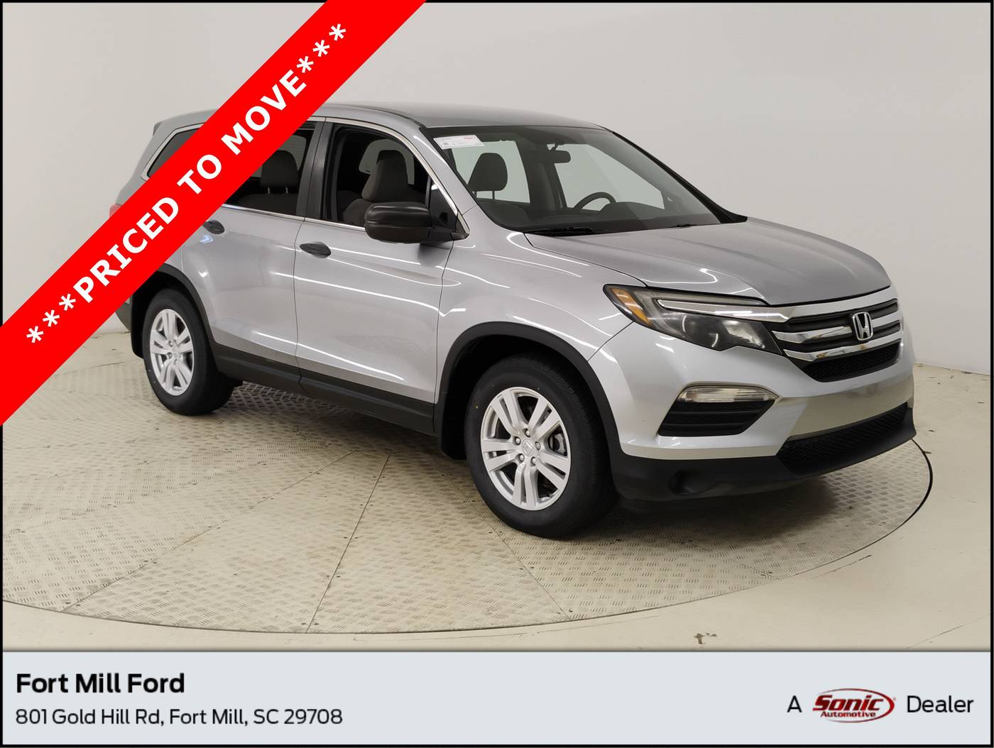 2017 Honda Pilot LX — SUV — 60,151 mi — Fort Mill, SC