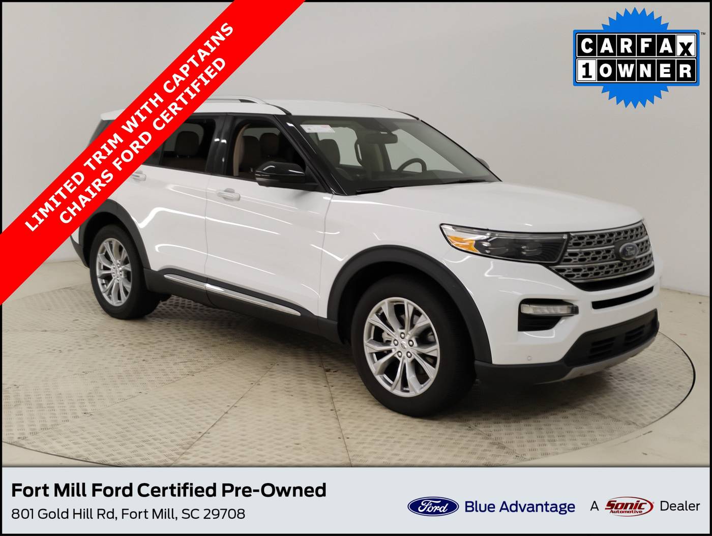 2022 Ford Explorer Limited — SUV — 50,461 mi — Fort Mill, SC