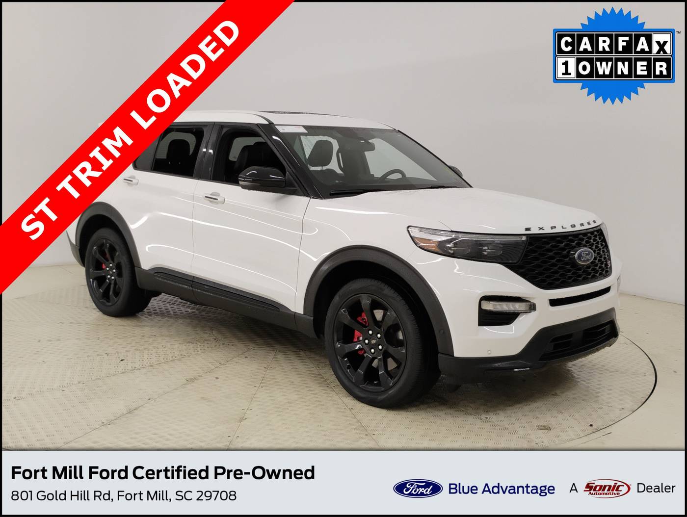 2022 Ford Explorer ST — SUV — 18,030 mi — Fort Mill, SC