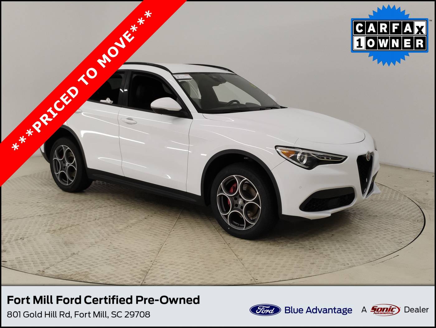 2022 Alfa Romeo Stelvio Sprint — SUV — 58,560 mi — Fort Mill, SC