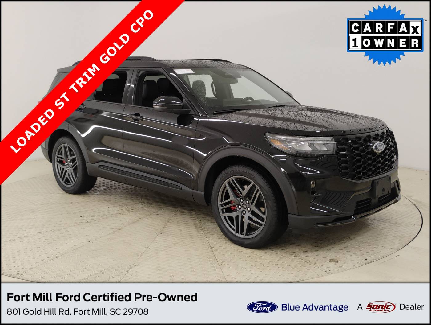2025 Ford Explorer ST — SUV — 108 mi — Fort Mill, SC