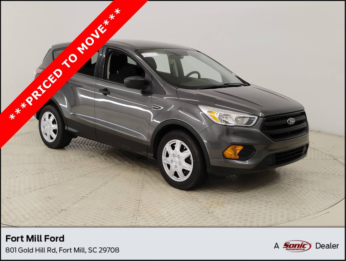 2017 Ford Escape S — SUV — 117,599 mi — Fort Mill, SC