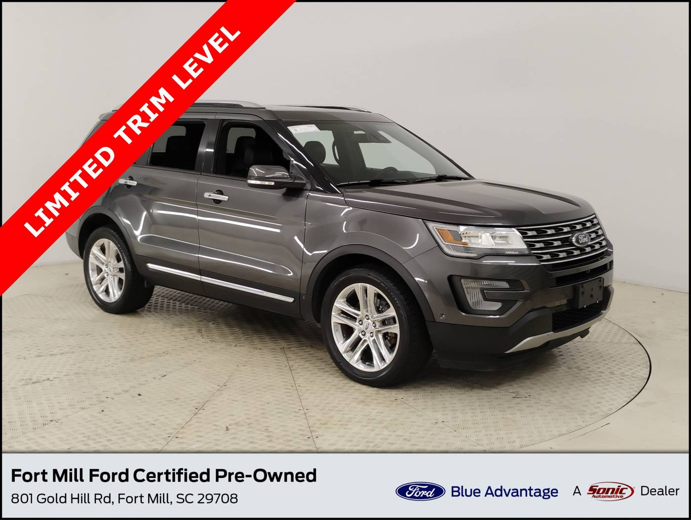 2017 Ford Explorer Limited — SUV — 36,529 mi — Fort Mill, SC