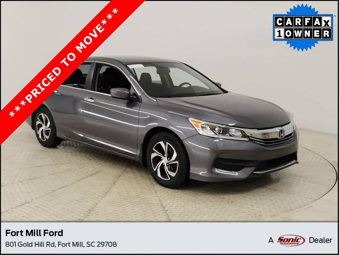 2016 Honda Accord LX — Sedan — 85,297 mi — Fort Mill, SC