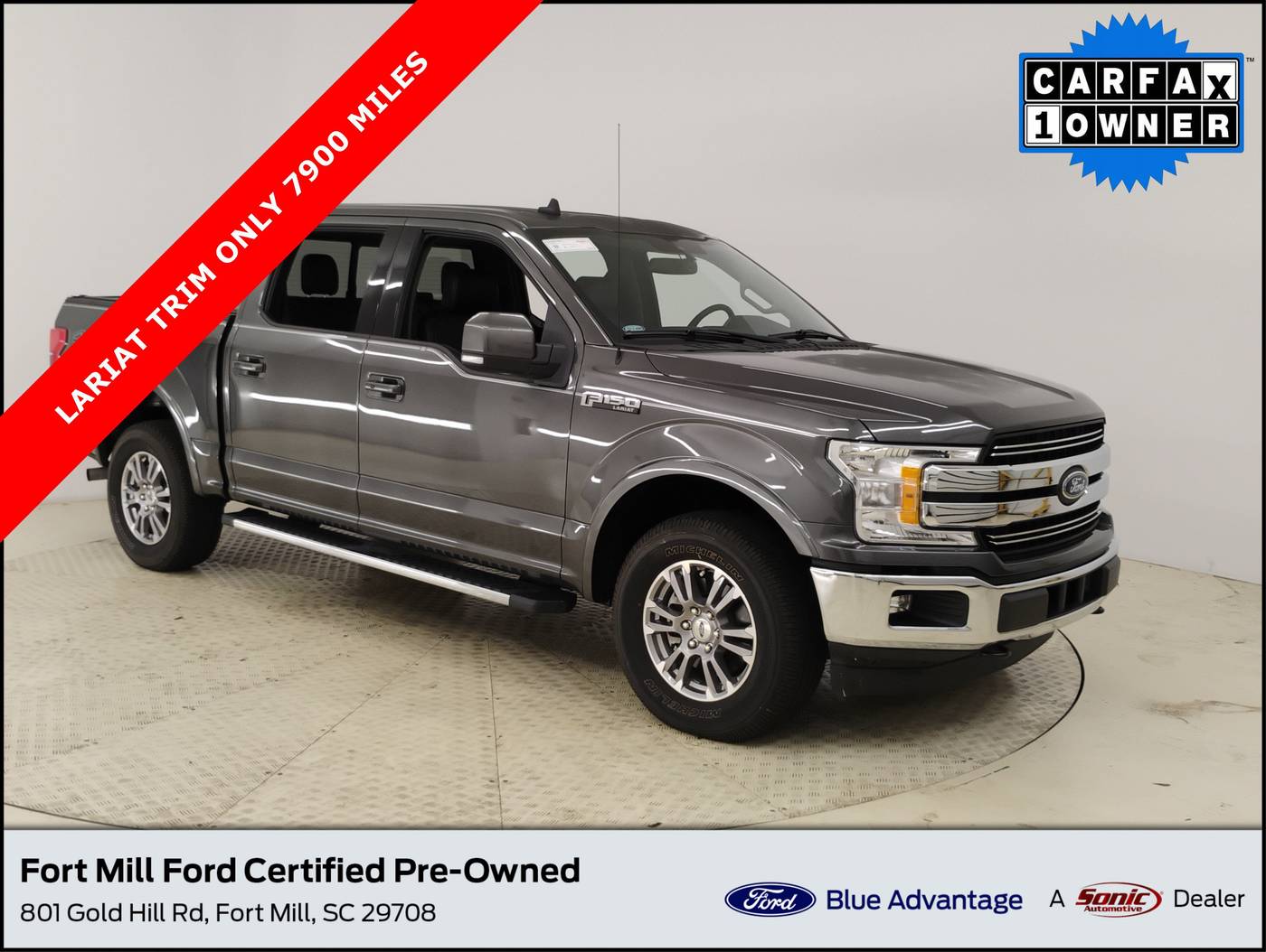 2020 Ford F-150 Lariat — Pickup Truck — 7,932 mi — Fort Mill, SC
