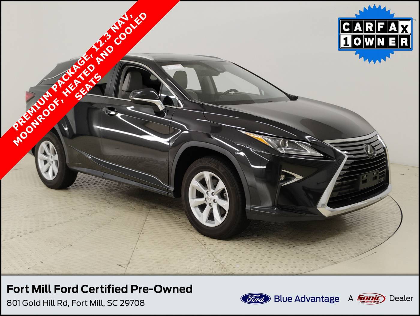 2017 Lexus RX RX 350 — SUV — 112,310 mi — Fort Mill, SC