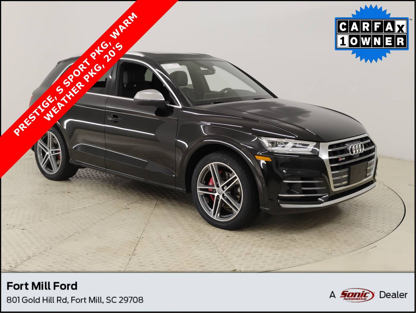 2019 Audi SQ5 Prestige — SUV — 109,932 mi — Fort Mill, SC