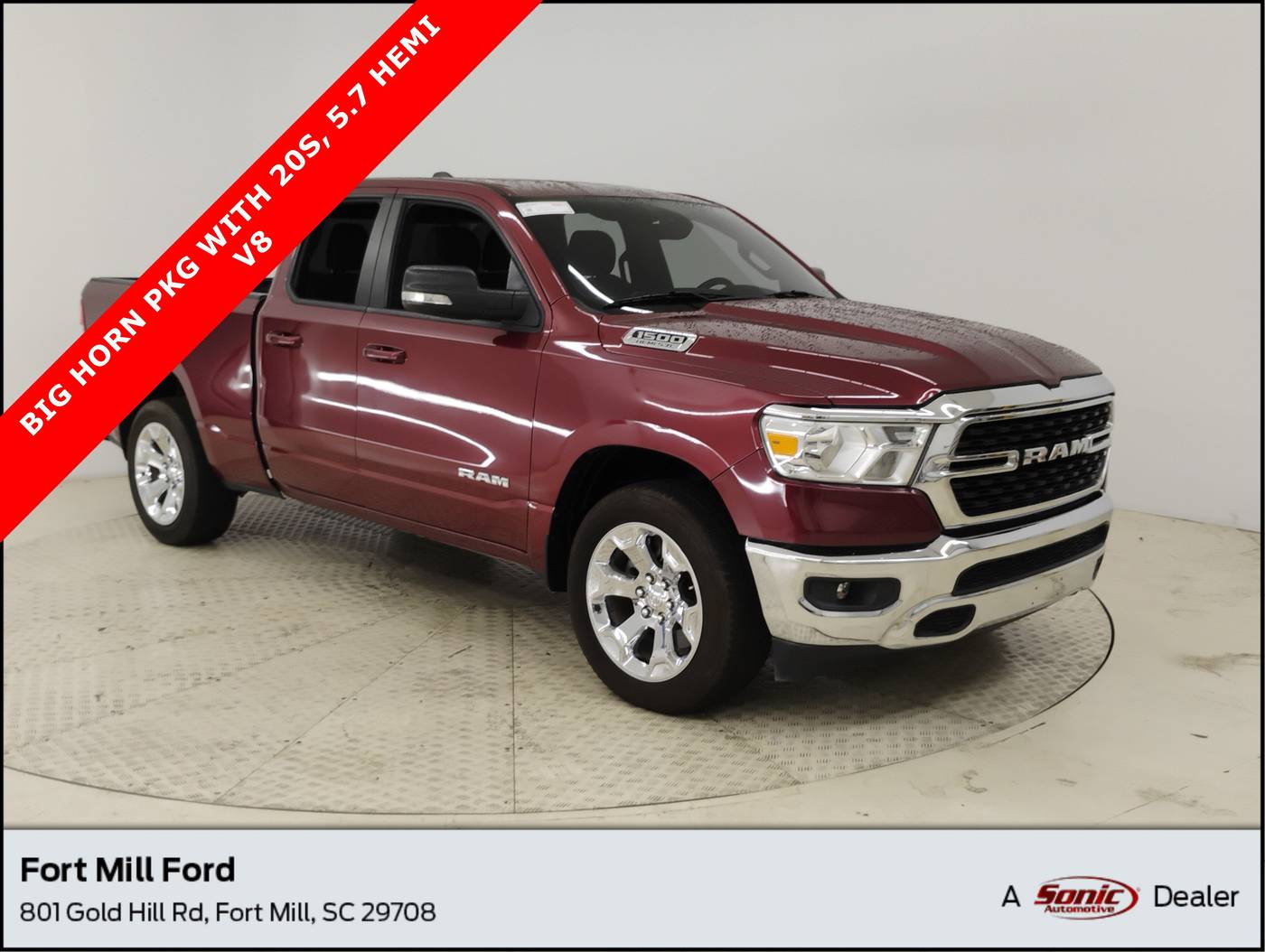 2022 Ram 1500 Big Horn — Pickup Truck — 89,680 mi — Fort Mill, SC