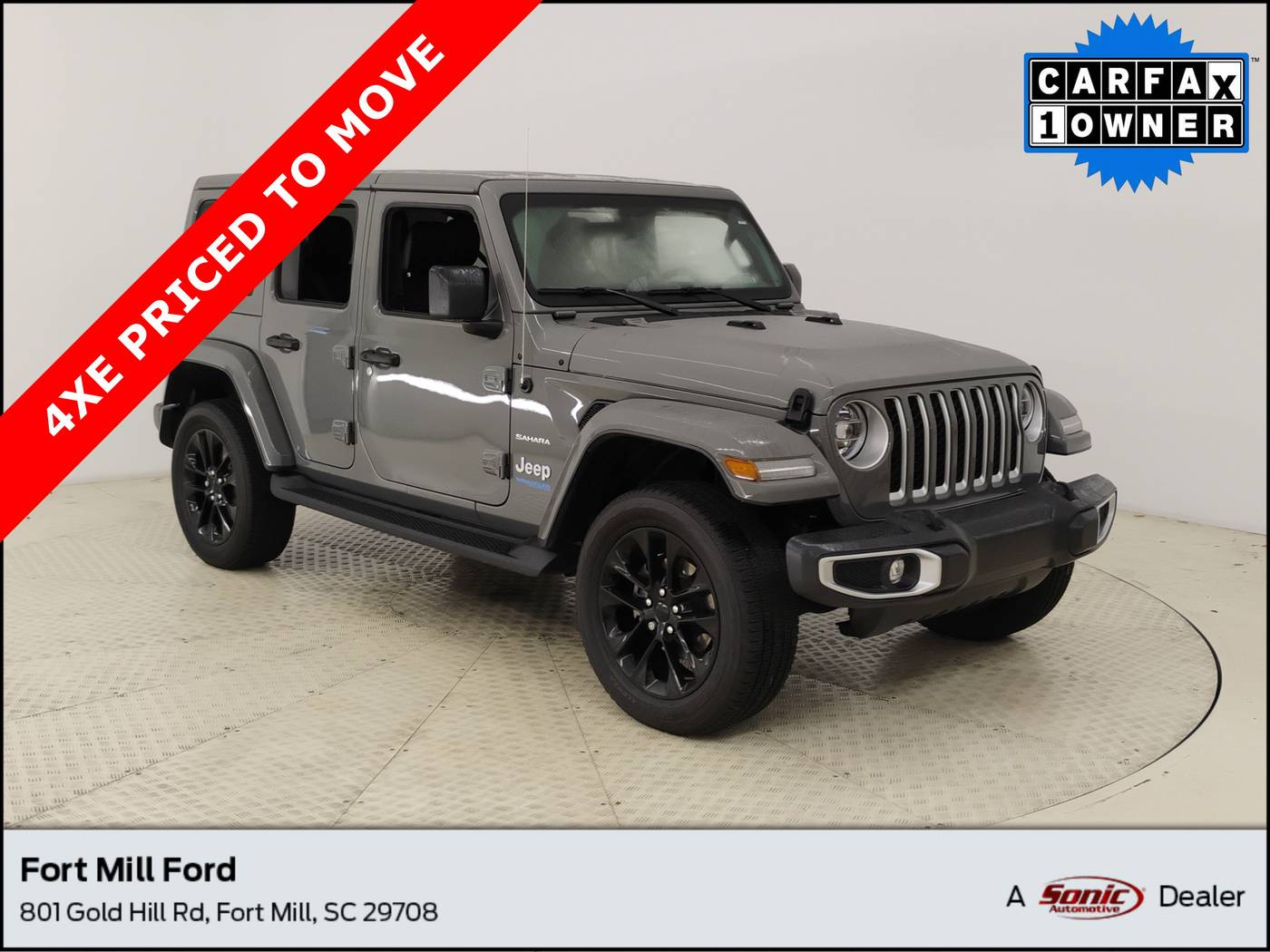 2021 Jeep Wrangler Sahara 4xe — SUV — 45,959 mi — Fort Mill, SC