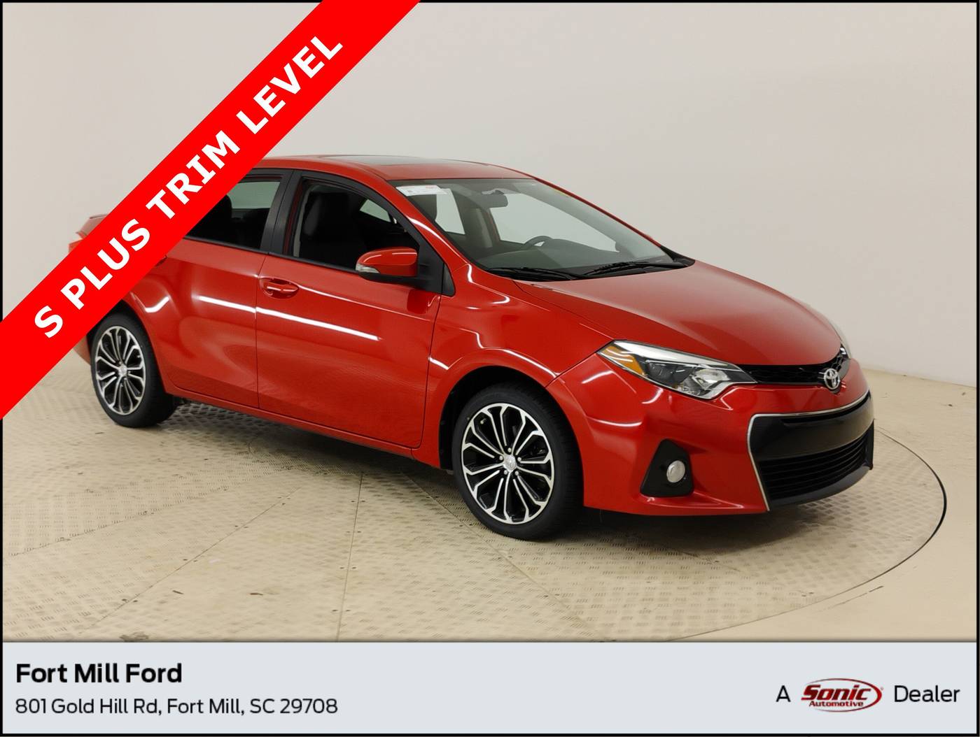 2015 Toyota Corolla S Plus — Sedan — 112,874 mi — Fort Mill, SC