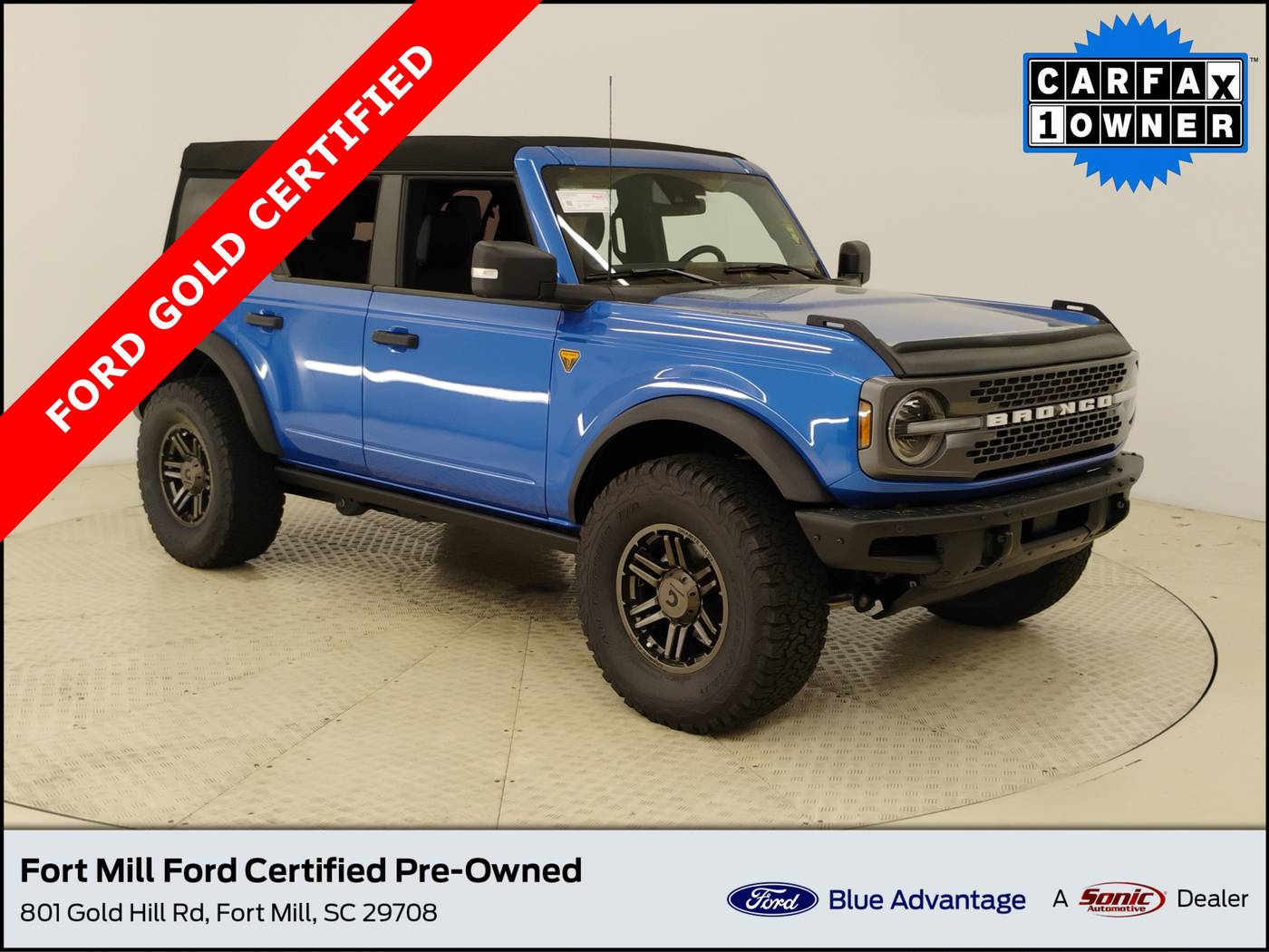 2023 Ford Bronco Badlands — SUV — 17,393 mi — Fort Mill, SC