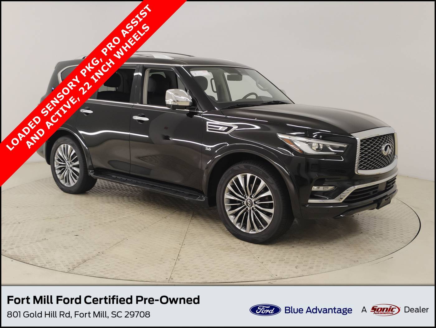 2019 INFINITI QX80 LUXE — SUV — 105,774 mi — Fort Mill, SC