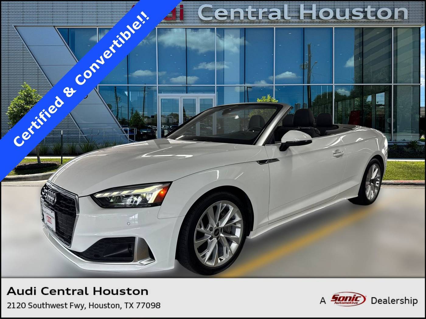 2022 Audi A5 Premium Plus — Convertible — 25,445 mi — Houston, TX