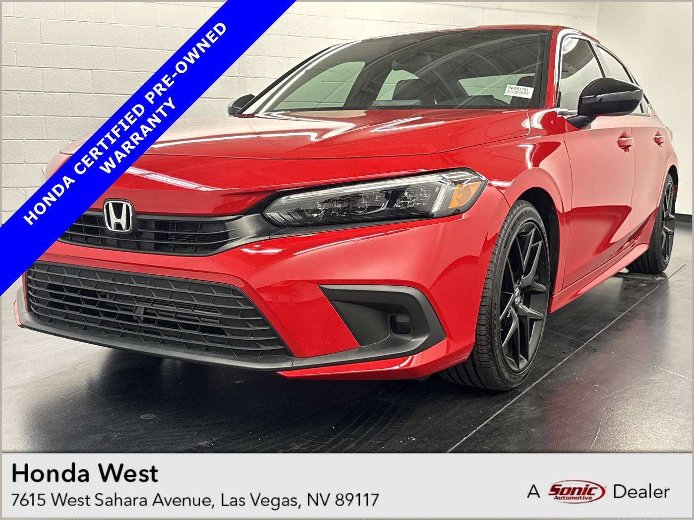 2022 Honda Civic Sport — Sedan — 9,694 mi — Las Vegas, NV