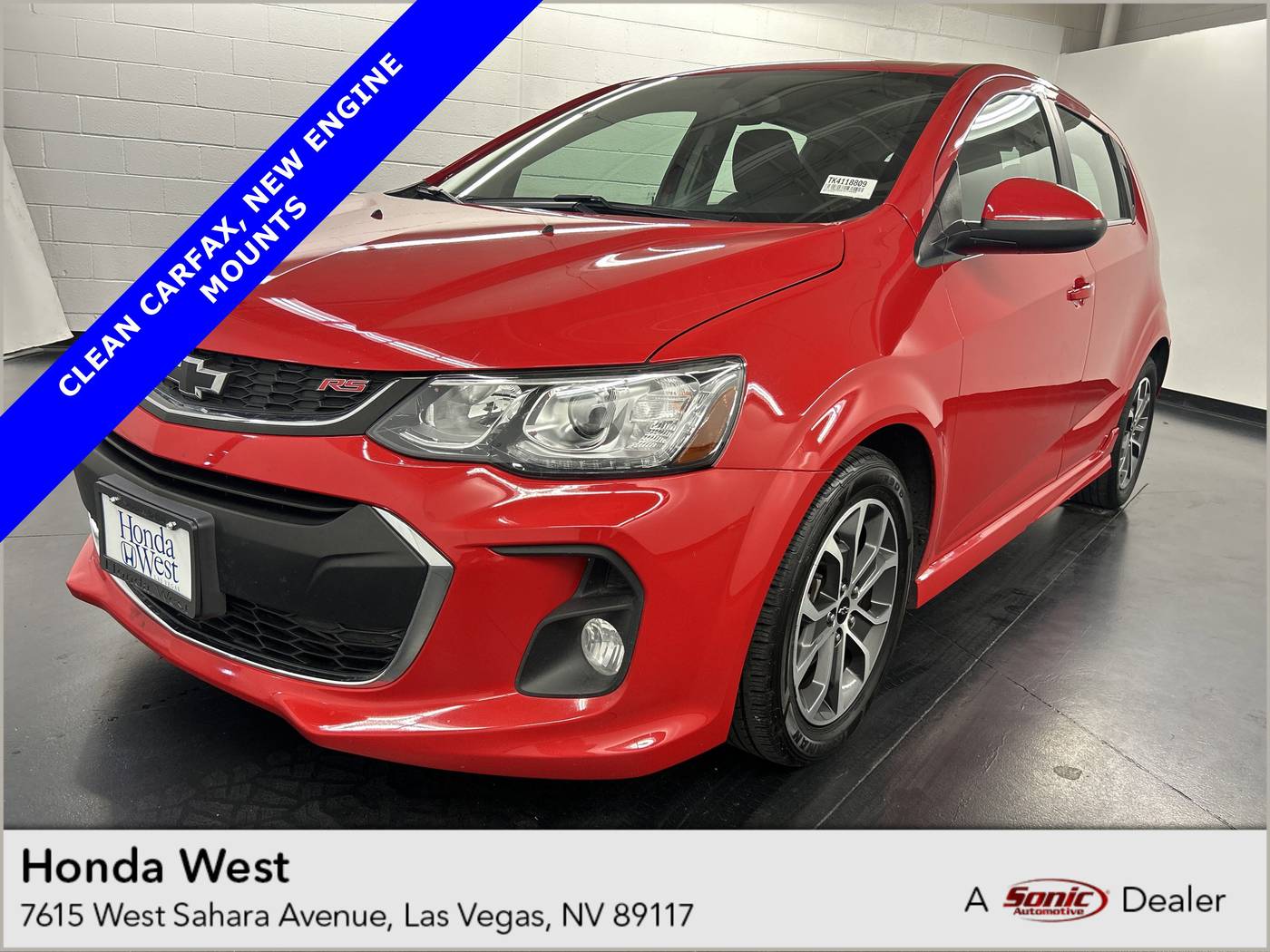 2019 Chevrolet Sonic LT — Hatchback — 97,178 mi — Las Vegas, NV