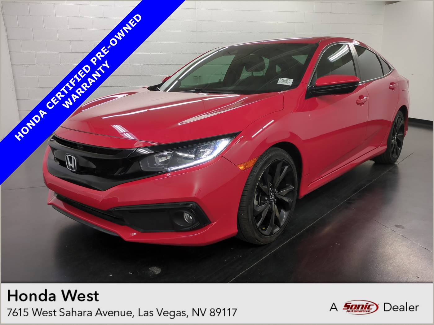 2020 Honda Civic Sport — Sedan — 29,197 mi — Las Vegas, NV
