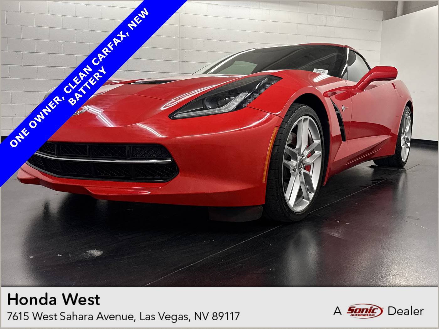 2016 Chevrolet Corvette Z51 1LT — Coupe — 22,415 mi — Las Vegas, NV
