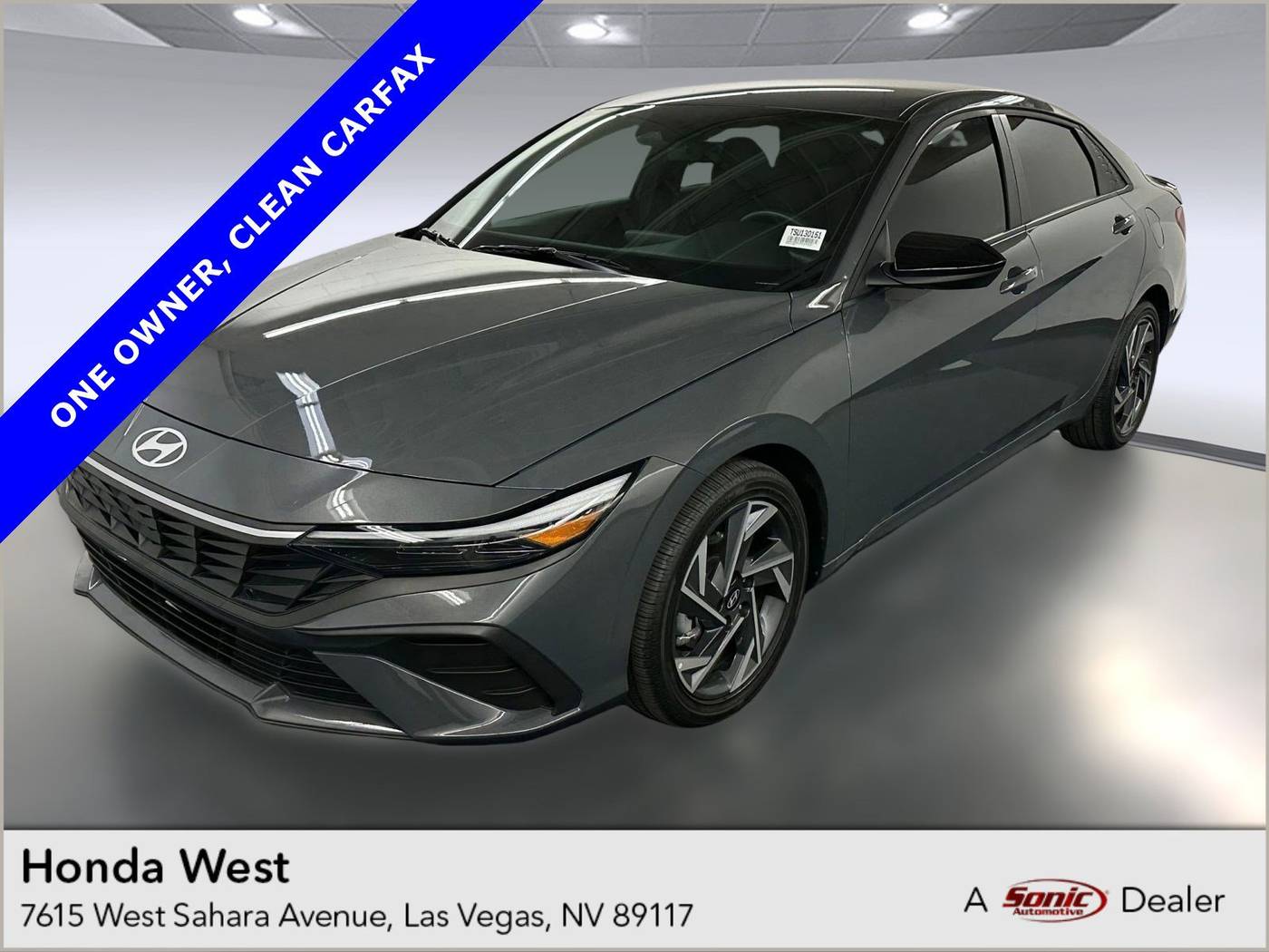 2025 Hyundai Elantra Hybrid Blue — Sedan — 7,694 mi — Las Vegas, NV