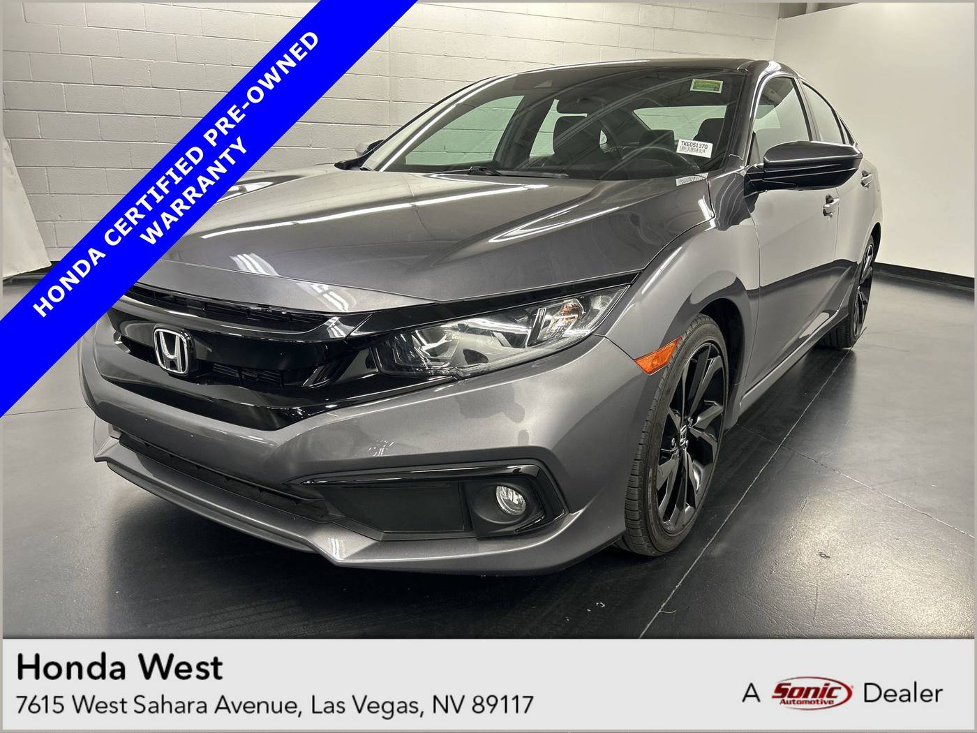 2019 Honda Civic Sport — Sedan — 20,967 mi — Las Vegas, NV