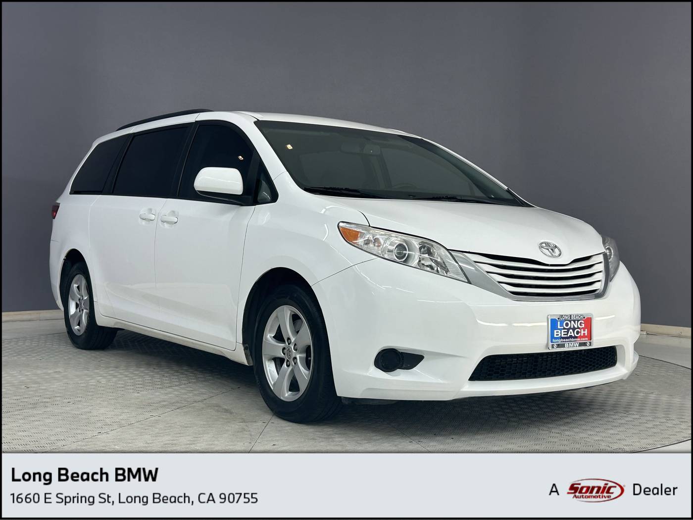 2015 Toyota Sienna LE — Minivan — 160,532 mi — Long Beach, CA
