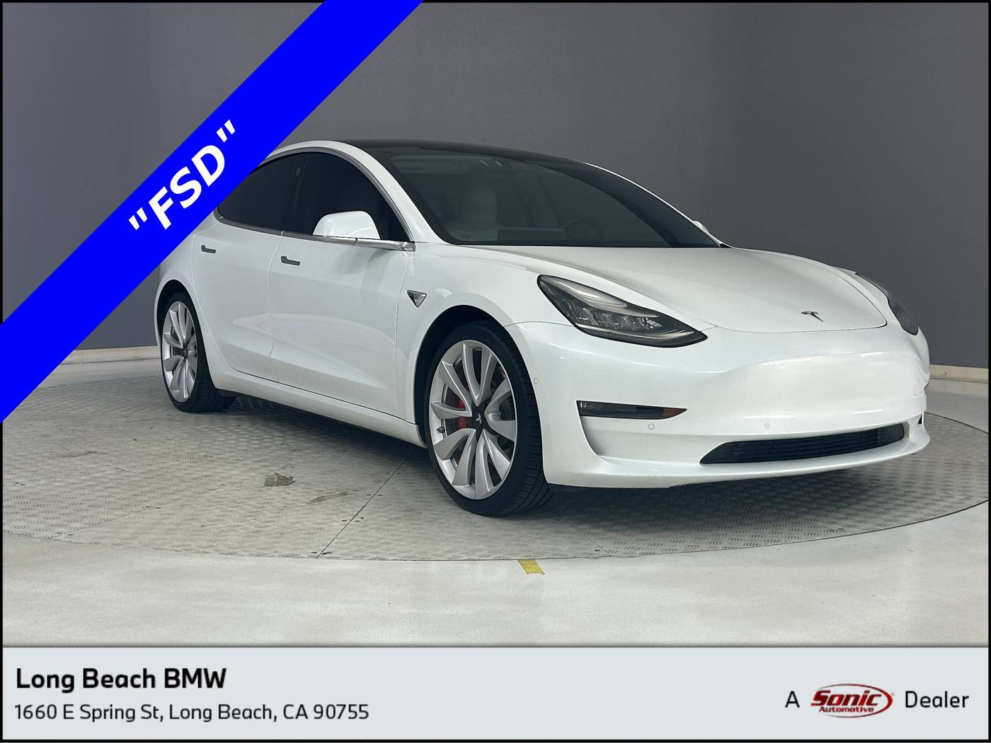 2019 Tesla Model 3 Long Range — Sedan — 66,622 mi — Long Beach, CA