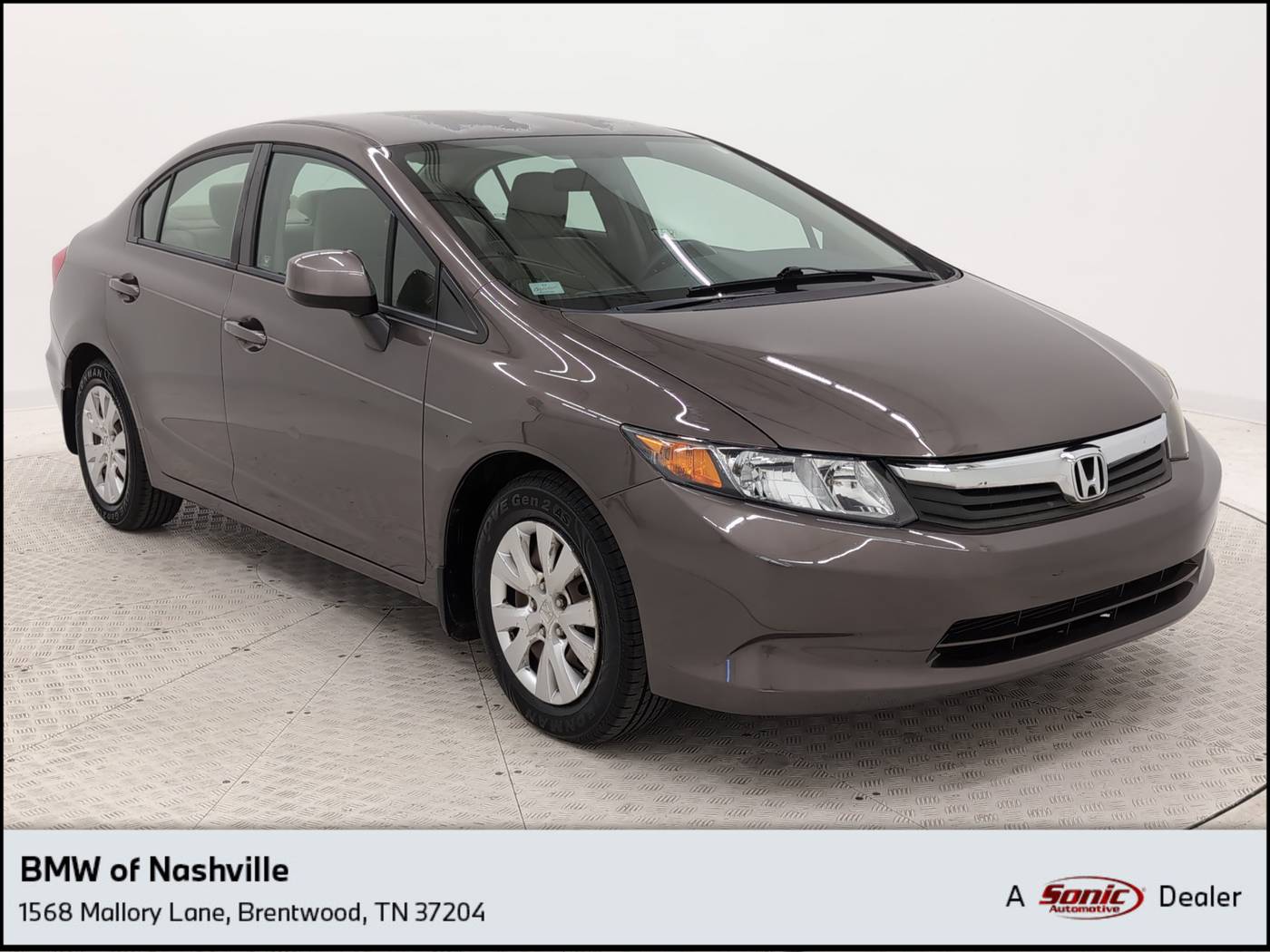 2012 Honda Civic LX — Sedan — 131,880 mi — Brentwood, TN