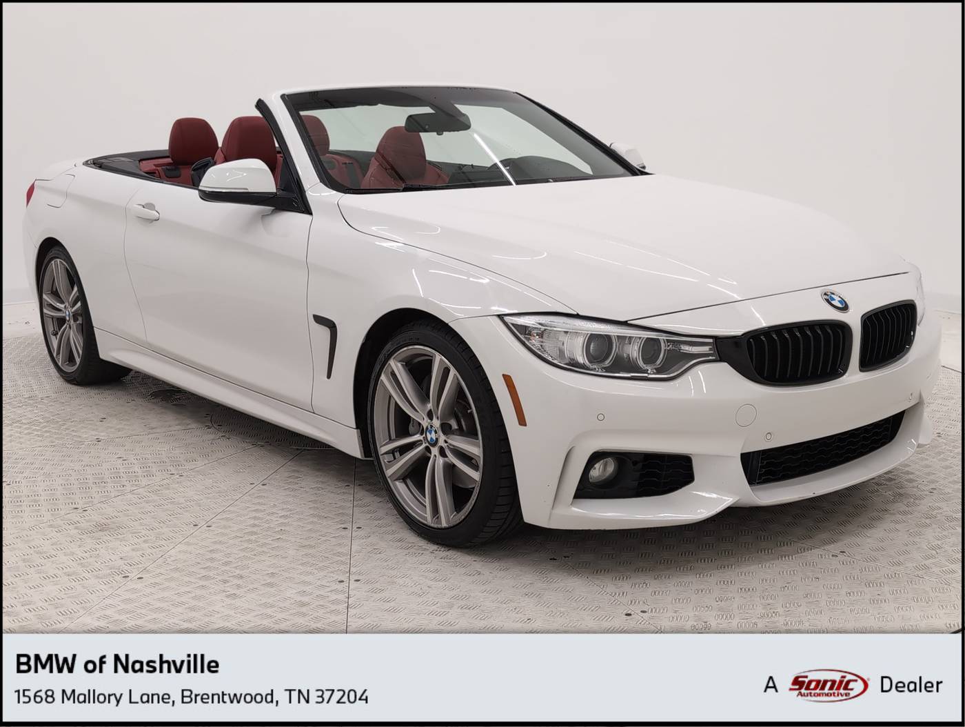 2016 BMW 4 Series 435i — Convertible — 52,351 mi — Brentwood, TN