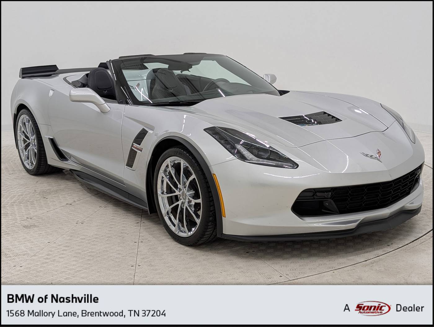 2017 Chevrolet Corvette Grand Sport 3LT — Convertible — 29,641 mi — Brentwood, TN