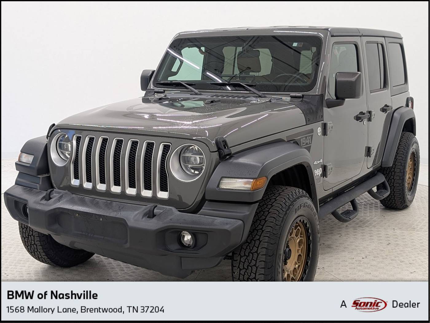 2020 Jeep Wrangler Sport S — SUV — 49,657 mi — Brentwood, TN