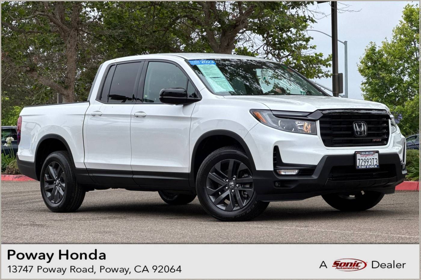 2023 Honda Ridgeline Sport — Pickup Truck — 25,902 mi — Poway, CA