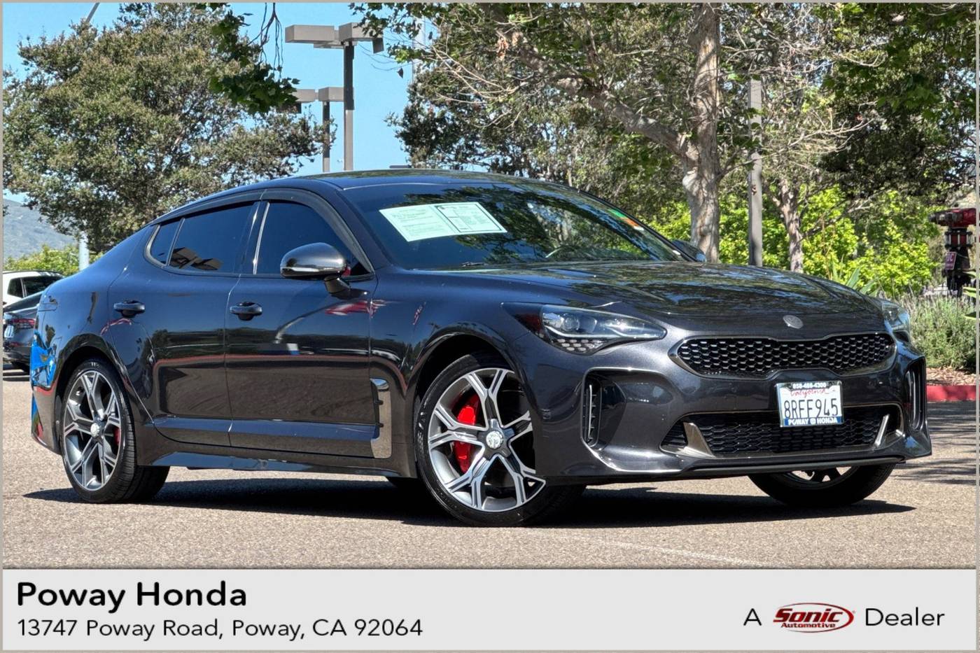 2020 Kia Stinger GT — Hatchback — 51,008 mi — Poway, CA