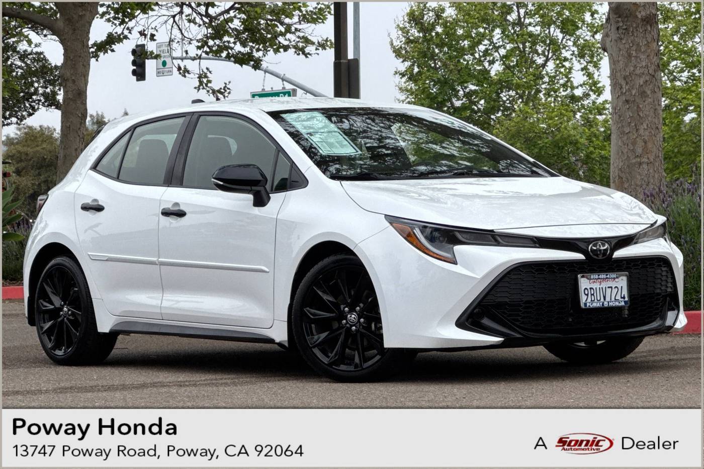 2022 Toyota Corolla Hatchback Nightshade — Hatchback — 51,361 mi — Poway, CA