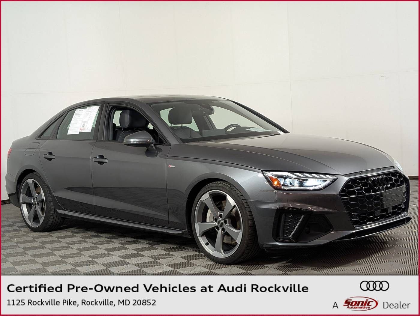2021 Audi A4 S line Premium Plus — Sedan — 55,826 mi — Rockville, MD