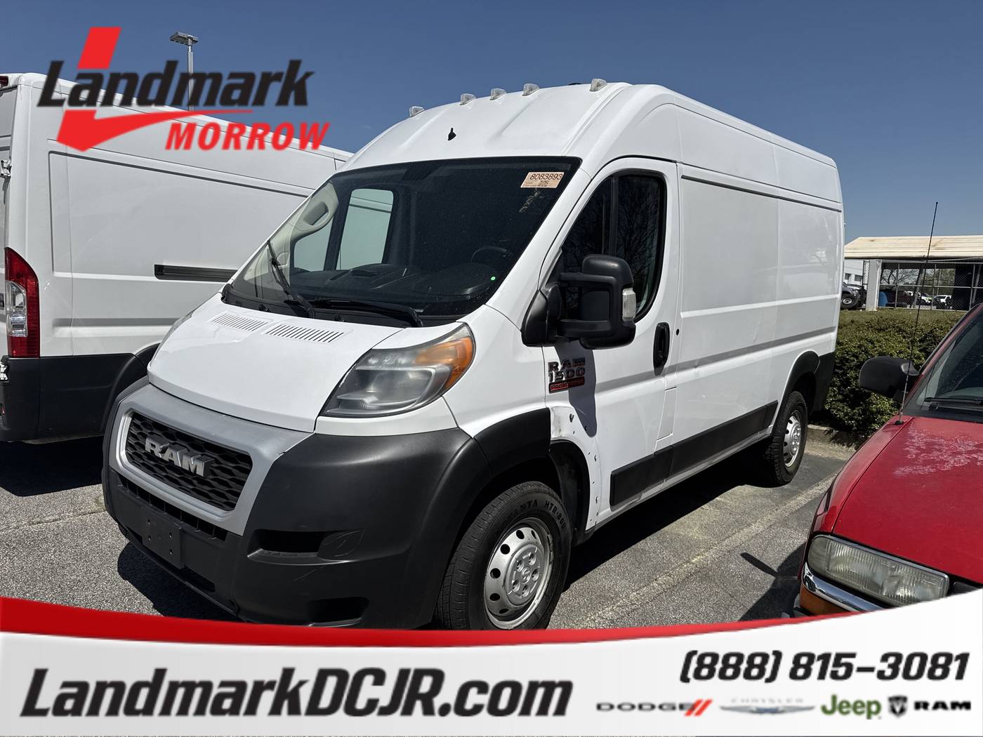 2019 Ram ProMaster Cargo Van 1500 — Cargo Van — 61,998 mi — Morrow, GA