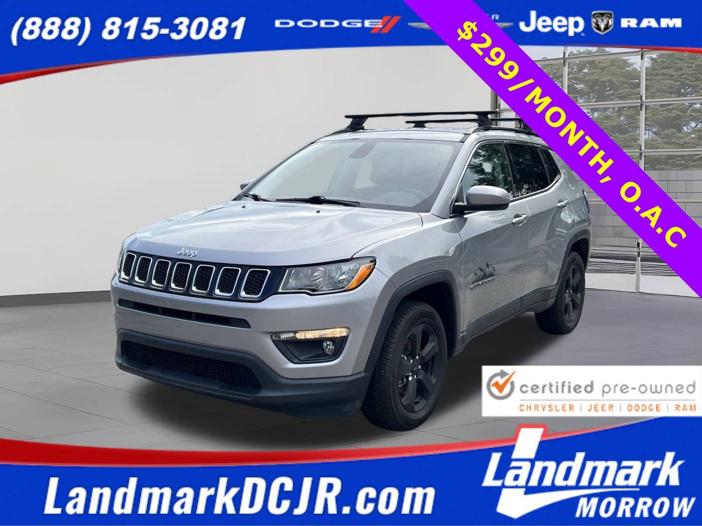 2019 Jeep Compass Latitude — SUV — 92,318 mi — Morrow, GA