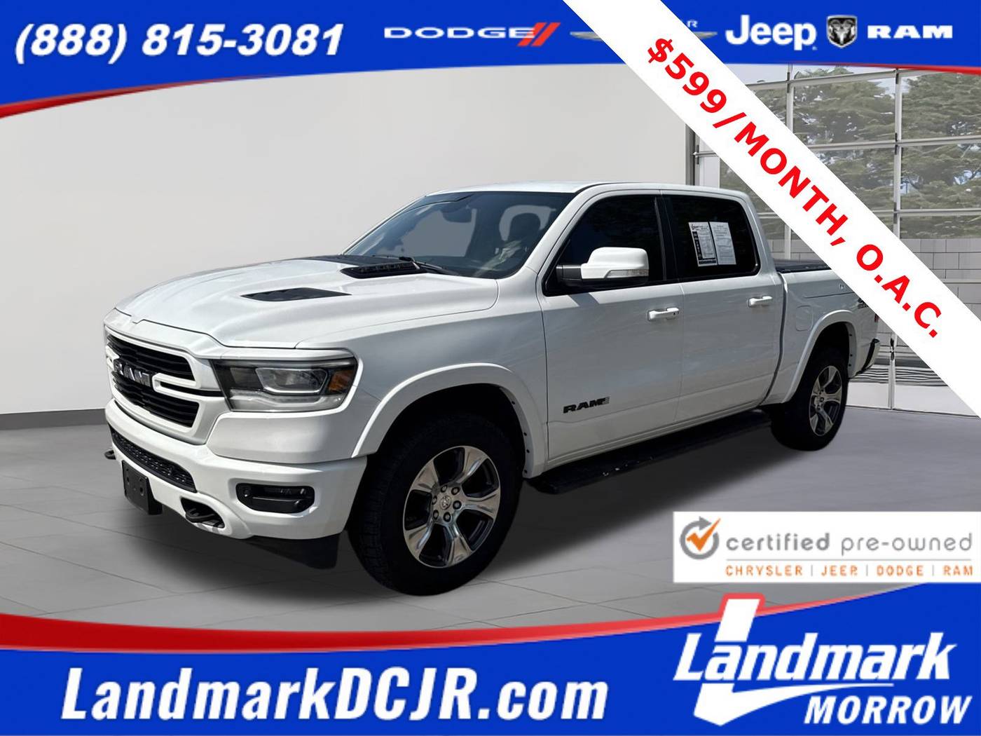 2019 Ram 1500 Laramie — Pickup Truck — 92,800 mi — Morrow, GA