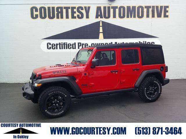 2022 Jeep Wrangler Willys — SUV — 37,952 mi — Cincinnati, OH
