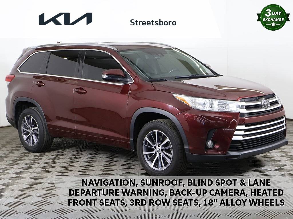 2018 Toyota Highlander XLE — SUV — 65,338 mi — Streetsboro, OH