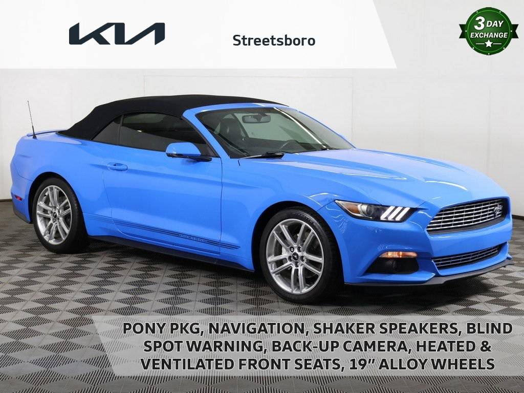 2017 Ford Mustang EcoBoost Premium — Convertible — 64,253 mi — Streetsboro, OH