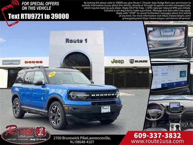 2022 Ford Bronco Sport Outer Banks — SUV — 15,432 mi — Lawrenceville, NJ