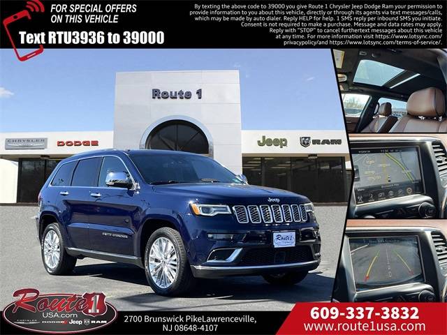 2017 Jeep Grand Cherokee Summit — SUV — 90,456 mi — Lawrenceville, NJ